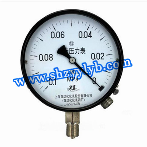 YTZ-150远传压力表-0.1-0MPa